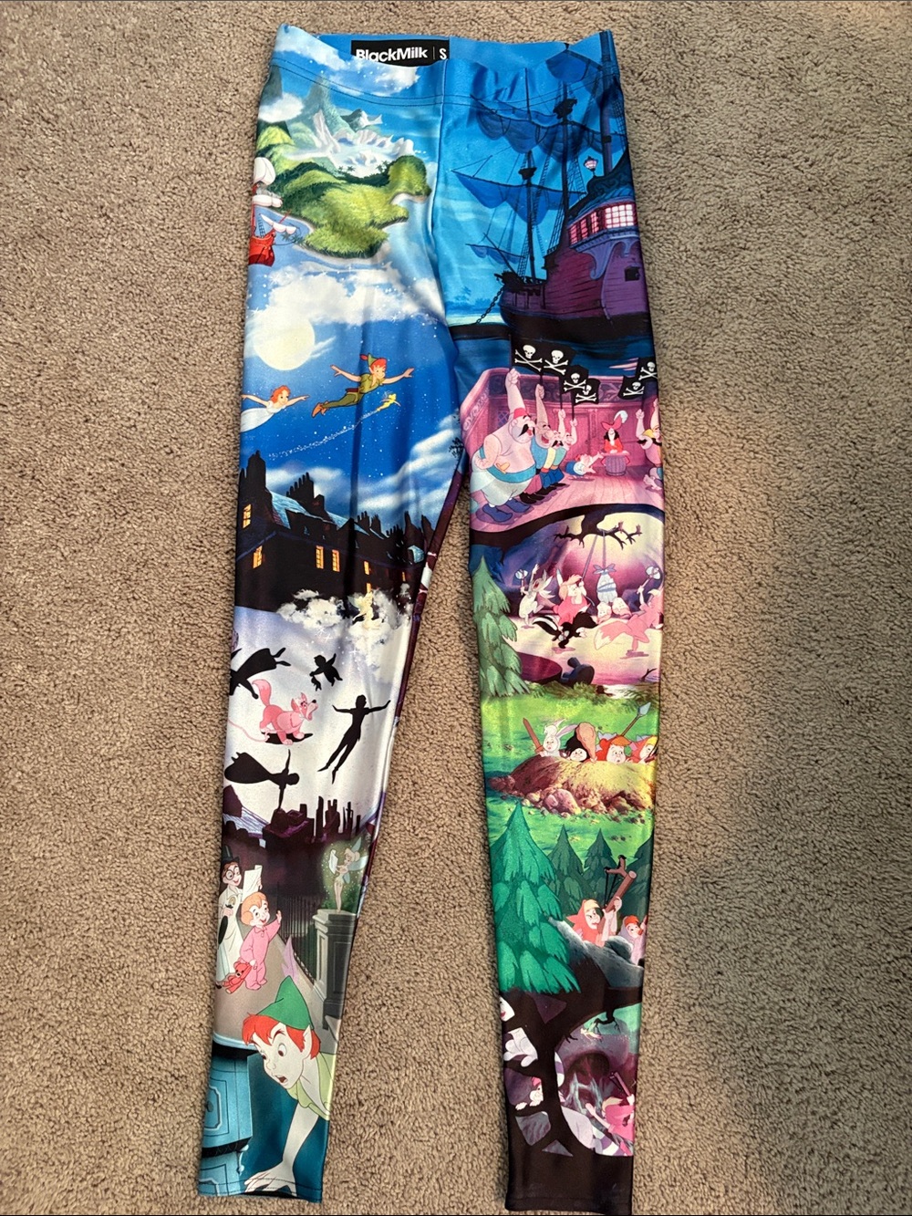 BlackMilk Disney Peter Pan Graphic Leggings